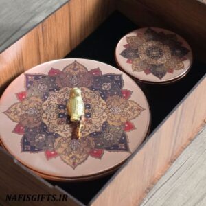 پک لوکس سازمانی نفیس با طراحی سلجوقی گل و بته – هدیه‌ای ماندگار و فاخر
