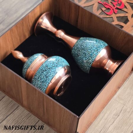 پک هدیه لوکس فیروزه کوبی ماهور ( مناسب هدیه سازمانی یلدا ، نوروز و ... )