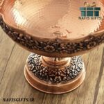 آجیل خوری مسی طرح گلبرگ ساخت زنجان - Image 3
