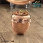 قندان سیب مسی طرح ریما ( چکشی و رنگ ثابت )