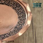 َشیرینی خوری مسی طرح گلبرگ ساخت زنجان - Image 4