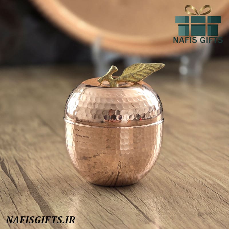 sib-kochak (3) قندان مسی طرح سیب کوچک