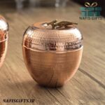 قندان سیب مسی طرح رهام در 2 سایز ( چکشی و رنگ ثابت ) - Image 3