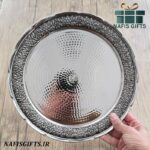 سینی کروم طرح الماس | جلوه‌ای لوکس از هنر مس زنجانی - Image 3