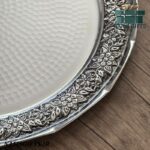 سینی کروم طرح الماس | جلوه‌ای لوکس از هنر مس زنجانی - Image 4