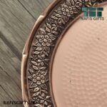 سینی مسی طرح الماس | جلوه‌ای لوکس از هنر مس زنجانی - Image 2